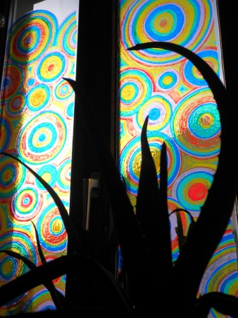 Window Colors im 2. Stock Westseite im Atelier Gartenstrasse, 2013